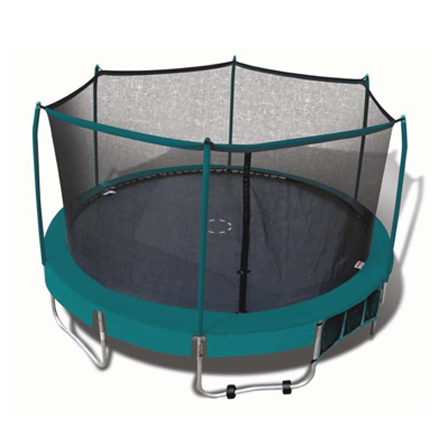 15' Deluxe Trampoline with Enclosure